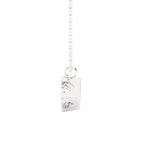 Collana Ama Donna in Oro bianco Diamante Lab Grown 0.73 Ct AMA-GI-1012-16 - AMA-GI-1012-16-CT0,54